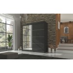 Ντουλάπα Ribeiro 200 συρόμενη 200x61x215