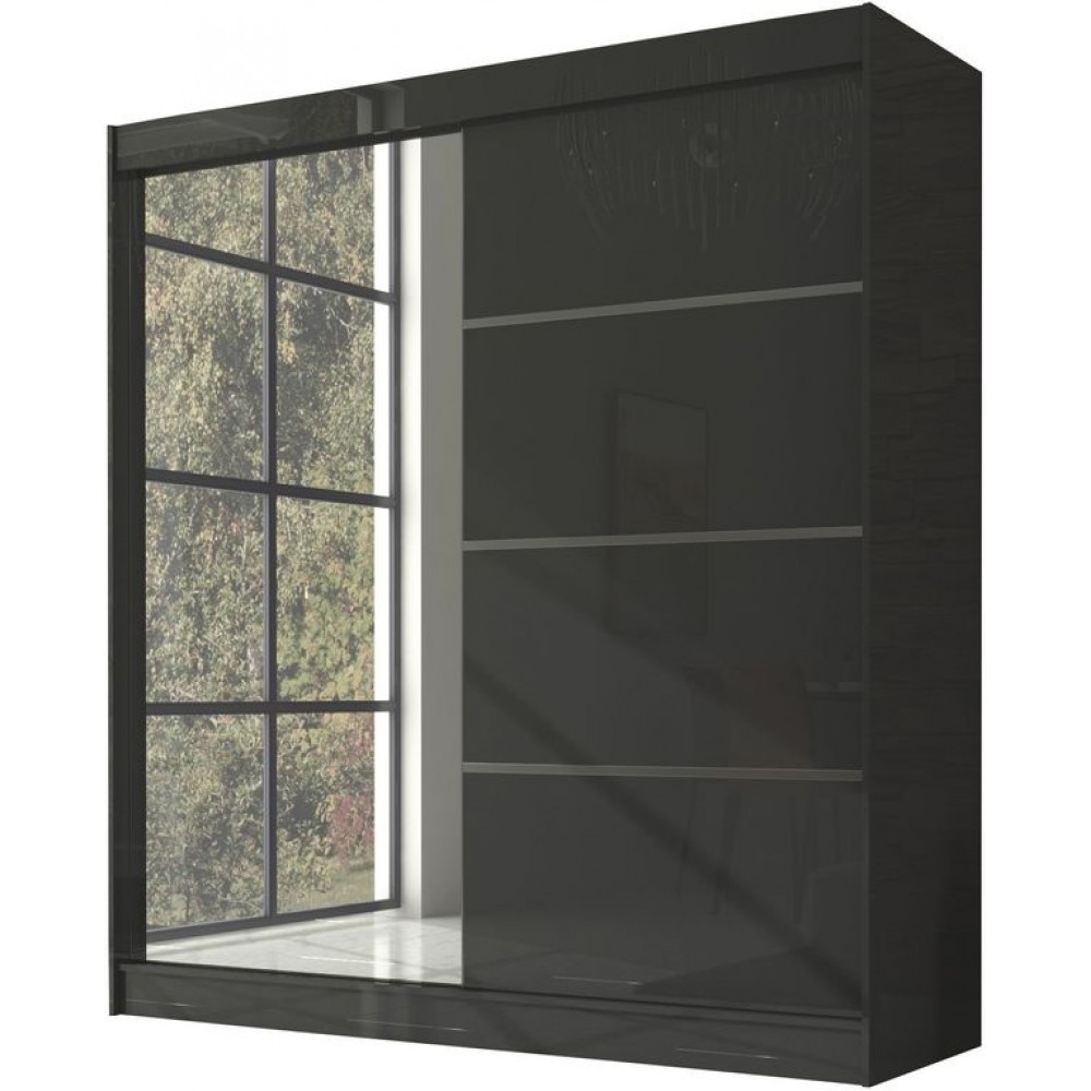 Ντουλάπα Ribeiro 200 συρόμενη 200x61x215