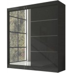 Ντουλάπα Ribeiro 200 συρόμενη 200x61x215
