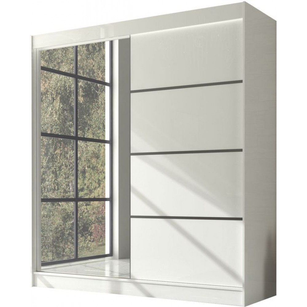 Ντουλάπα Ribeiro 200 συρόμενη 200x61x215