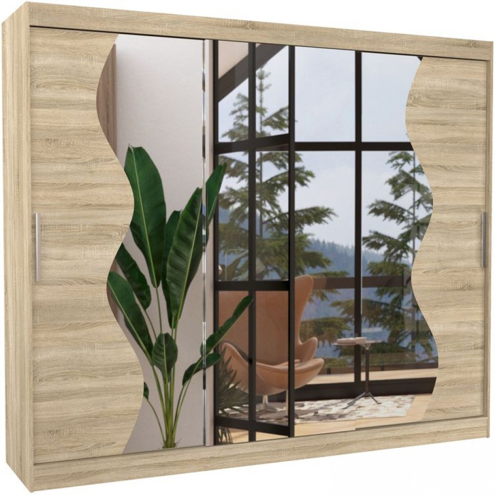 Ντουλάπα Cieron 250 συρόμενη 250x58x215