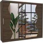 Ντουλάπα Cieron 250 συρόμενη 250x58x215