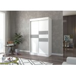 Ντουλάπα Riga 120 συρόμενη 120x61x215