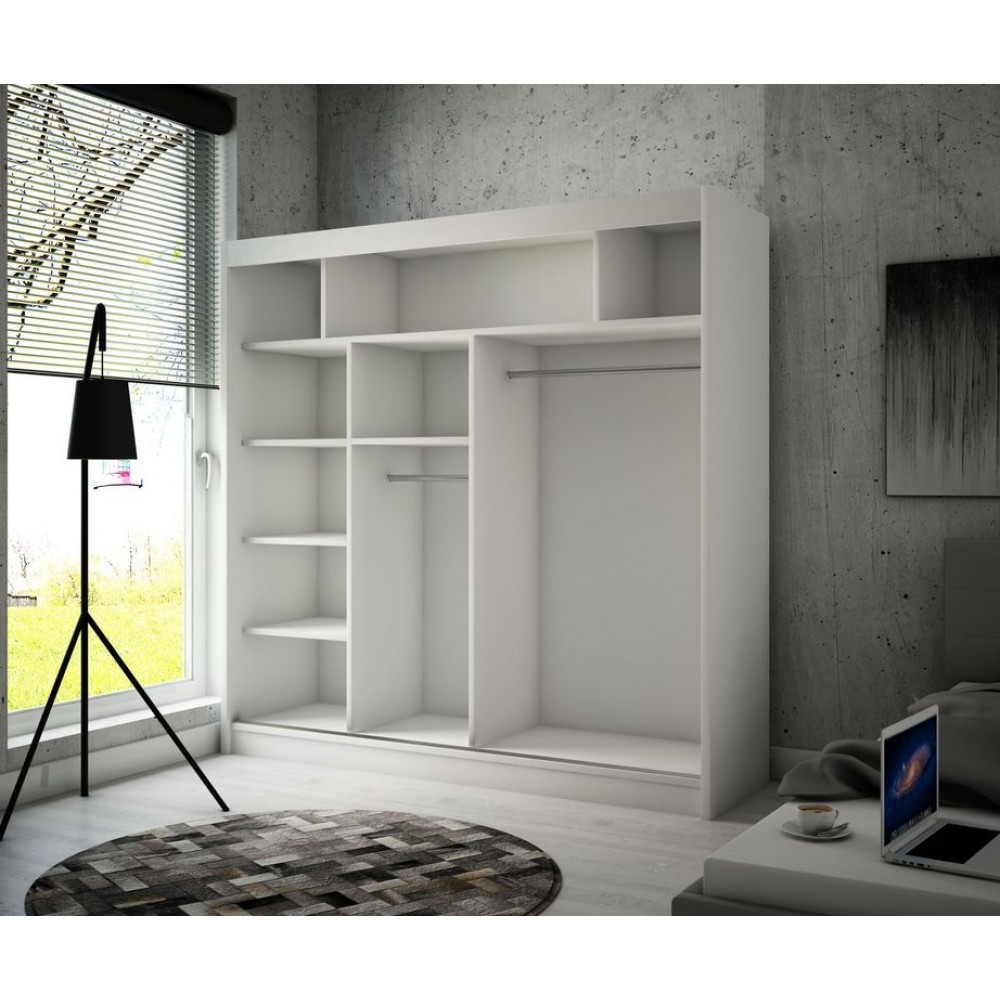 Ντουλάπα Bissom 200 συρόμενη 200x61x215