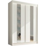Ντουλάπα Norwich 150 συρόμενη-Leuko 150x61x215