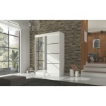 Ντουλάπα Ribeiro 150 συρόμενη-Leuko 150x61x215