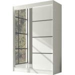 Ντουλάπα Ribeiro 150 συρόμενη-Leuko 150x61x215
