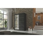 Ντουλάπα Ribeiro 150 συρόμενη-Mauro 150x61x215