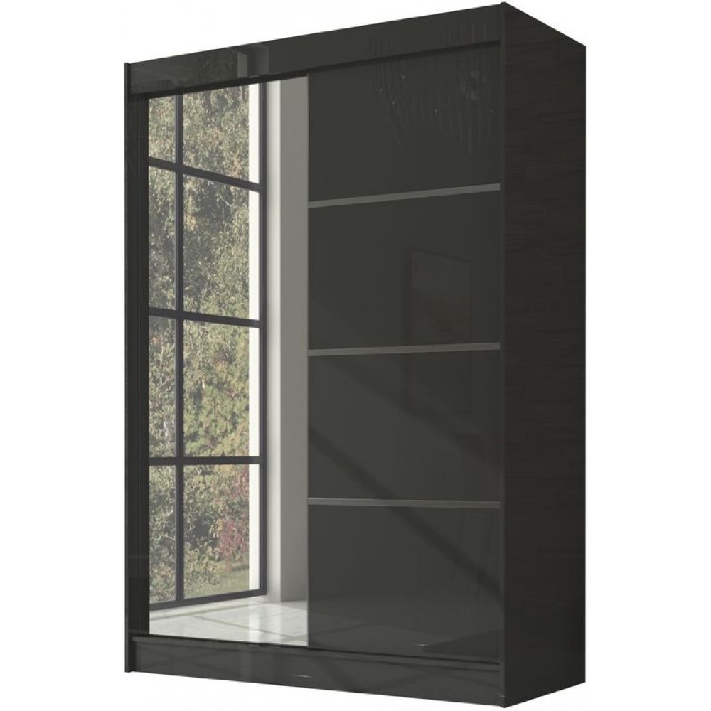 Ντουλάπα Ribeiro 150 συρόμενη-Mauro 150x61x215