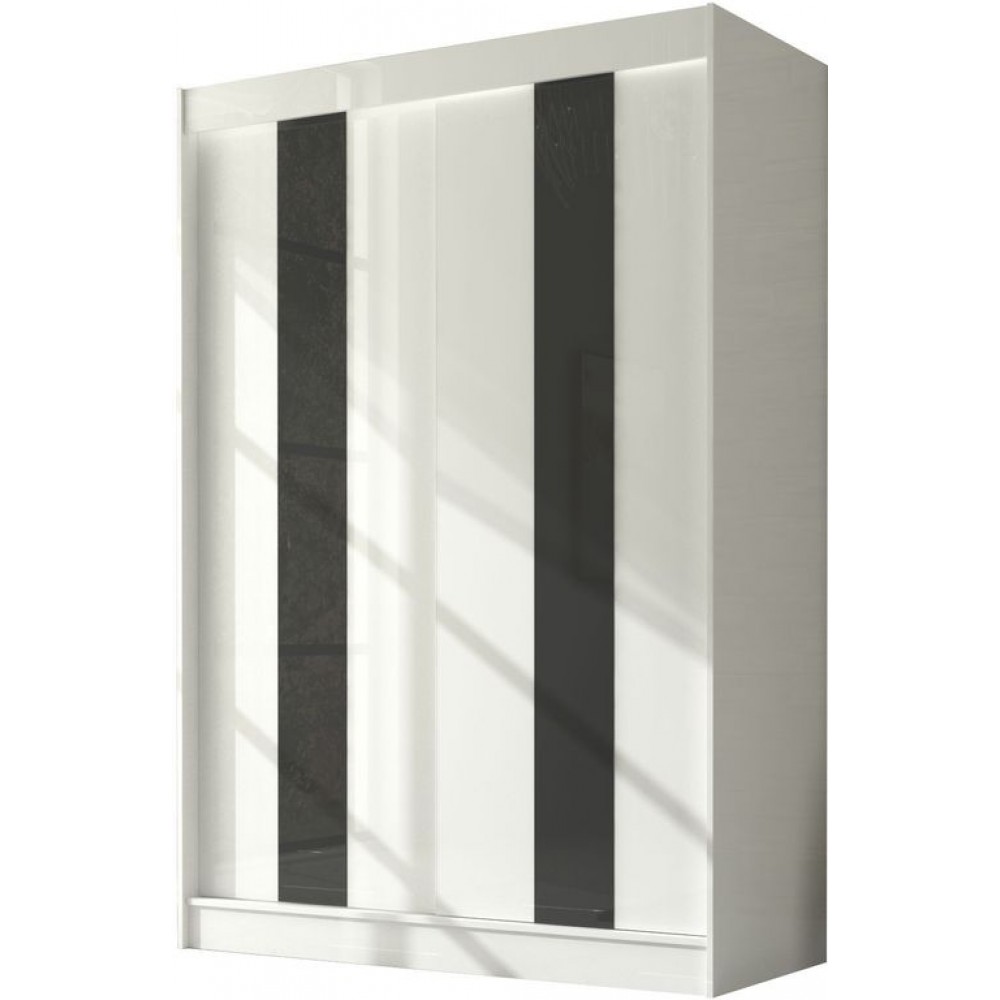 Ντουλάπα Furio 150 συρόμενη-Leuko-Mauro 150x61x215
