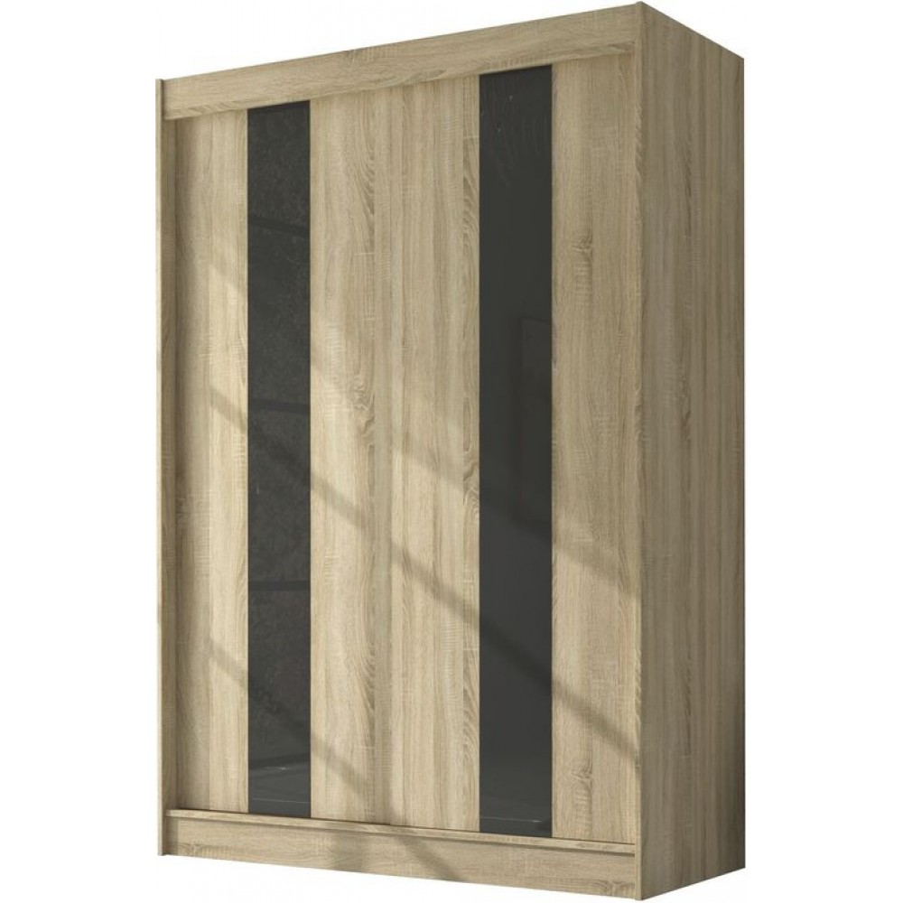 Ντουλάπα Furio 150 συρόμενη-Drus-Mauro 150x61x215