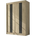 Ντουλάπα Furio 150 συρόμενη-Drus-Mauro 150x61x215