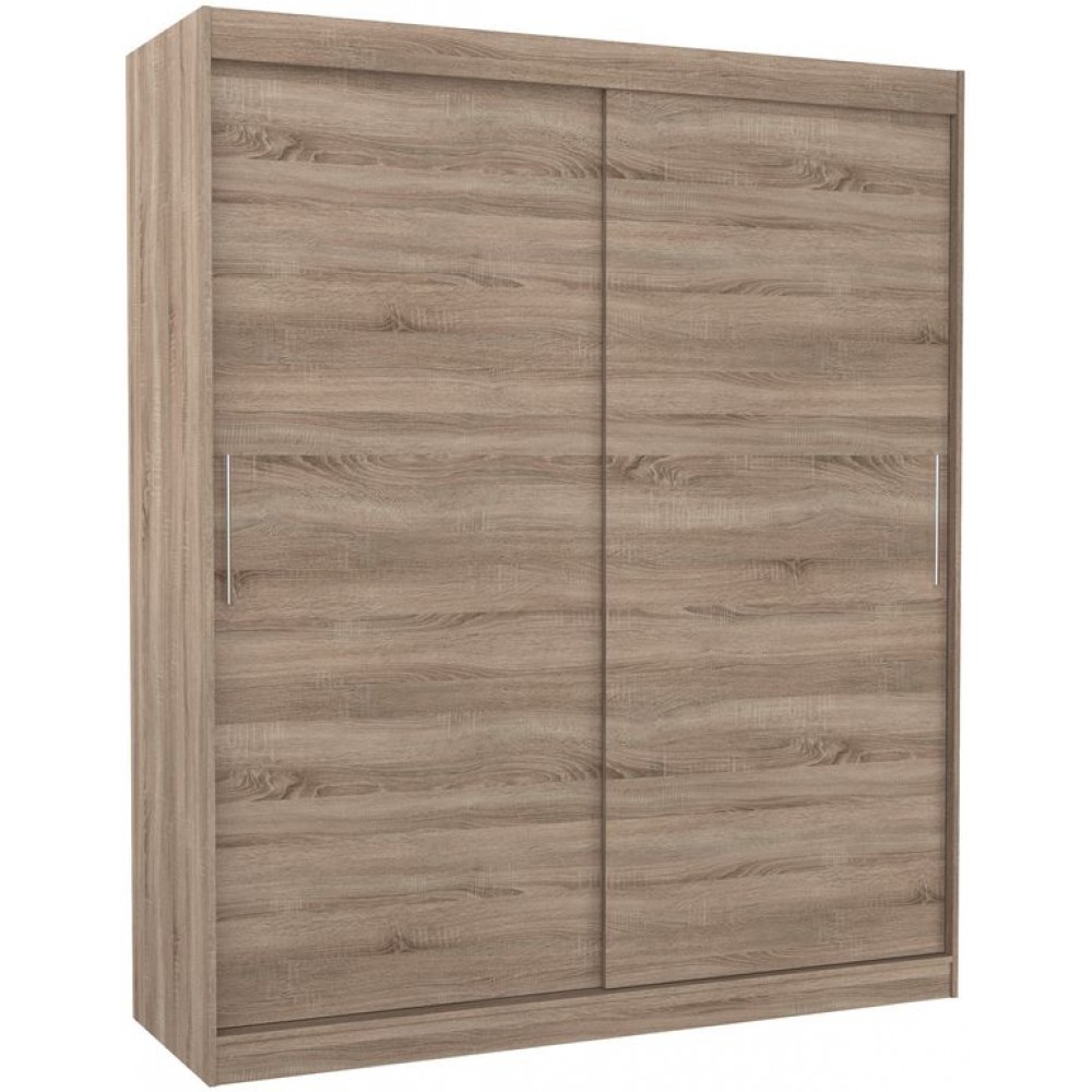 Ντουλάπα Nixon 180 συρόμενη-Drus Skouro 180x58x215