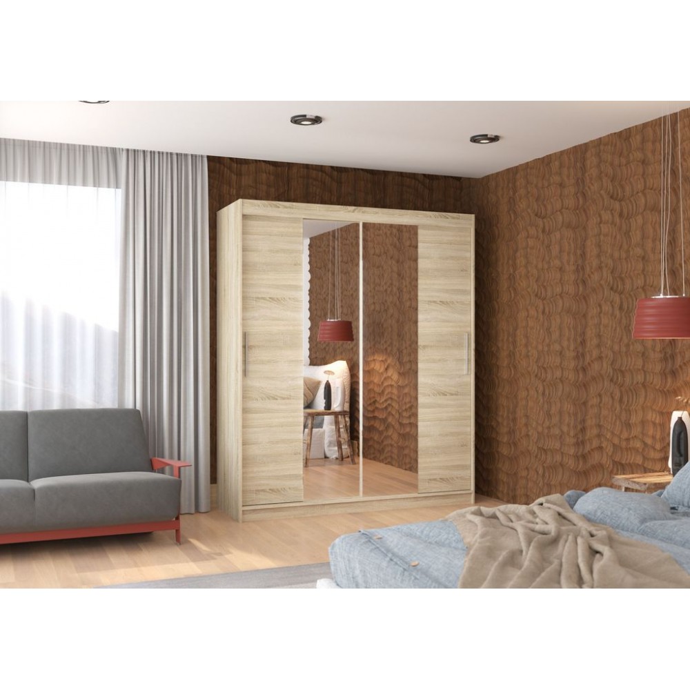 Ντουλάπα Kennedy 180 συρόμενη-Drus anoixto 180x58x215