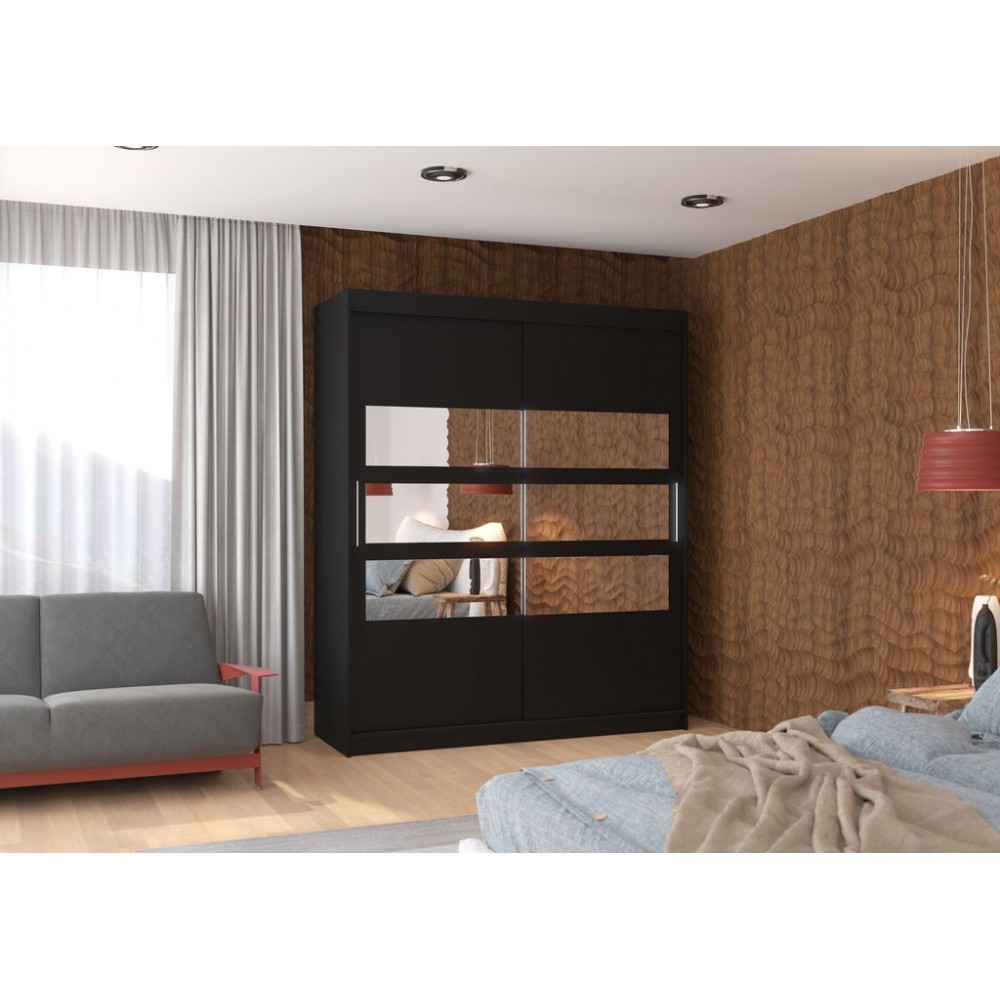 Ντουλάπα Getafe 180 συρόμενη-Mauro 180x58x215
