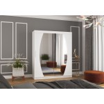 Ντουλάπα Marlo 180 συρόμενη-Leuko 180x58x215
