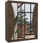 Ντουλάπα Dolph 180 συρόμενη-Kafe 180x58x215