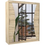 Ντουλάπα Dolph 180 συρόμενη-Drus anoixto 180x58x215