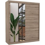 Ντουλάπα Fortnox 180 συρόμενη-Drus Skouro 180x58x215