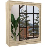 Ντουλάπα Tuscon 180 συρόμενη-Drus anoixto 180x58x215