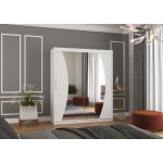 Ντουλάπα Madrigal 180 συρόμενη-Leuko 180x58x215