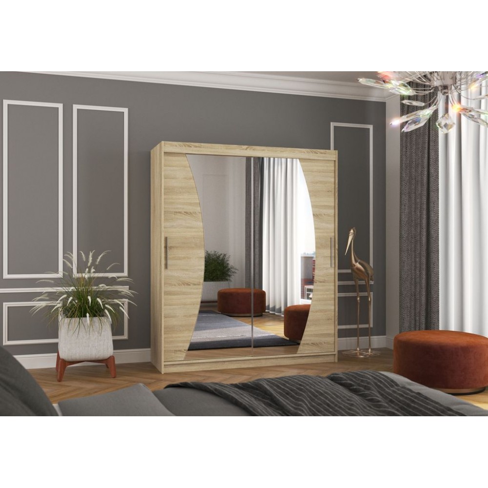 Ντουλάπα Madrigal 180 συρόμενη-Drus anoixto 180x58x215