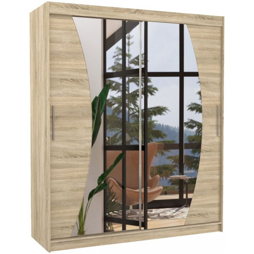 Ντουλάπα Madrigal 180 συρόμενη-Drus anoixto 180x58x215