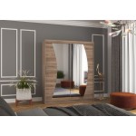 Ντουλάπα Madrigal 180 συρόμενη-Drus Skouro 180x58x215