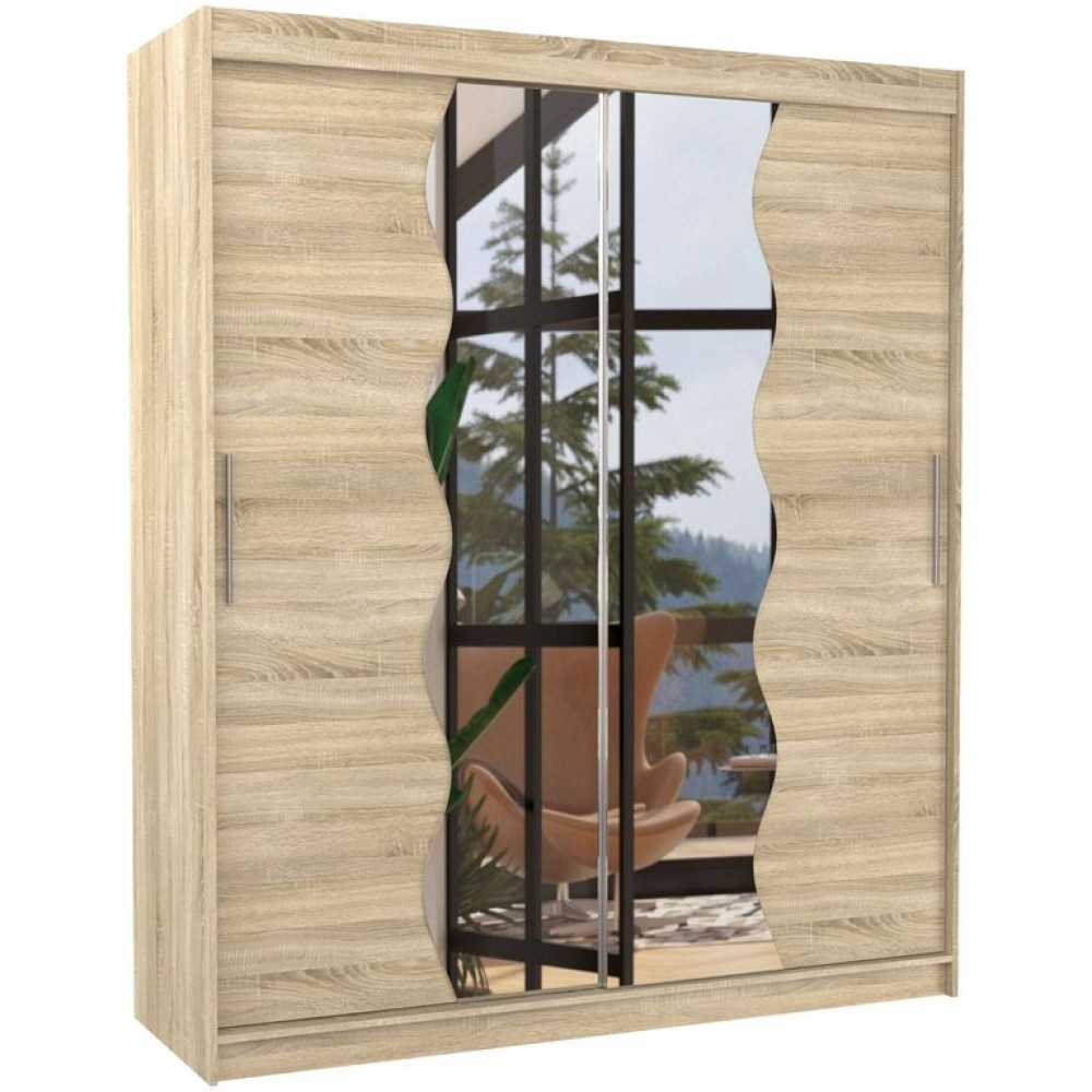 Ντουλάπα Ozark 180 συρόμενη-Drus anoixto 180x58x215