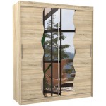 Ντουλάπα Ozark 180 συρόμενη-Drus anoixto 180x58x215