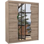 Ντουλάπα Ozark 180 συρόμενη-Drus Skouro 180x58x215