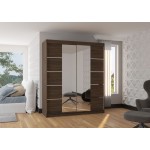 Ντουλάπα Scott 180 συρόμενη-Kafe 180x58x215