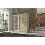 Ντουλάπα Ribeiro 200 συρόμενη-Drus anoixto 200x61x215