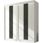 Ντουλάπα Furio 200 συρόμενη-Leuko-Mauro 200x61x215