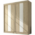 Ντουλάπα Furio 200 συρόμενη-Drus-Leuko 200x61x215