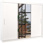 Ντουλάπα Zakaria 250 συρόμενη-Leuko 250x58x215