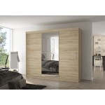 Ντουλάπα Zakaria 250 συρόμενη-Drus 250x58x215