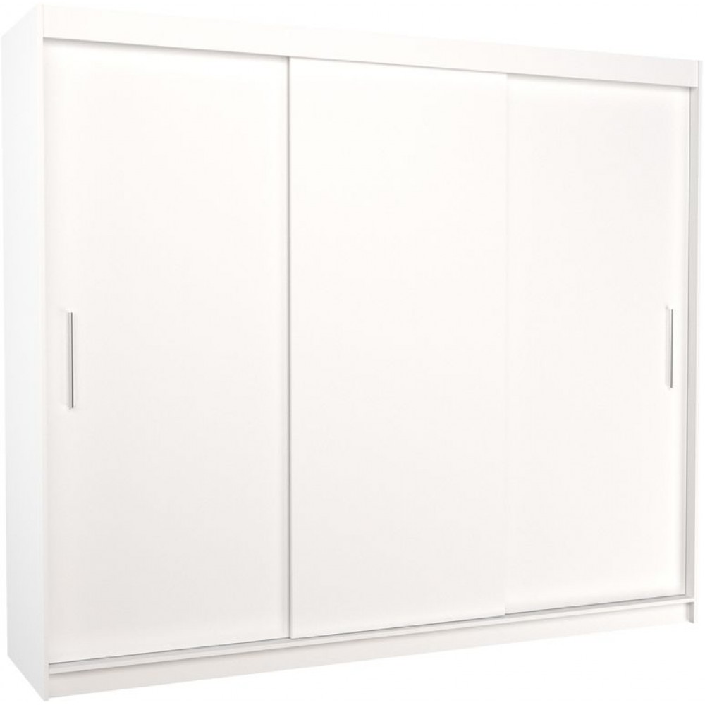 Ντουλάπα Antuan 250 συρόμενη-Leuko 250x58x215