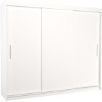 Ντουλάπα Antuan 250 συρόμενη-Leuko 250x58x215
