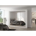 Ντουλάπα Wrexham 250 συρόμενη-Leuko 250x58x215