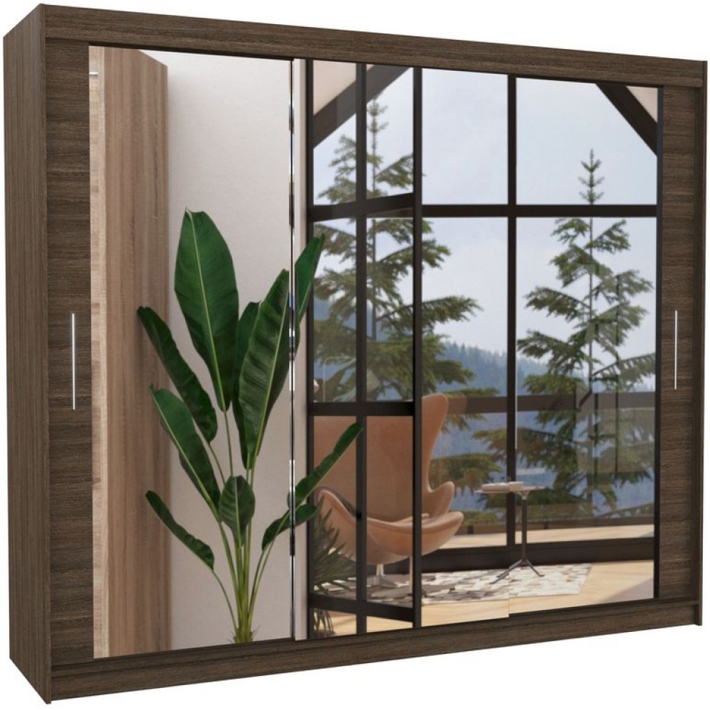 Ντουλάπα Wrexham 250 συρόμενη-Kafe 250x58x215