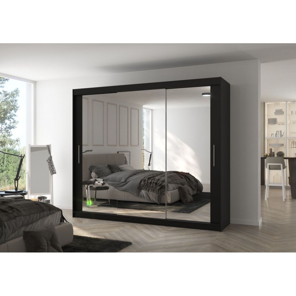 Ντουλάπα Wrexham 250 συρόμενη-Mauro 250x58x215