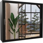Ντουλάπα Wrexham 250 συρόμενη-Mauro 250x58x215