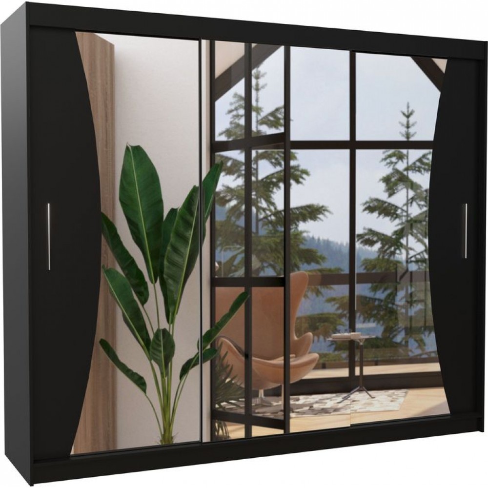 Ντουλάπα Maribo 250 συρόμενη-Mauro 250x58x215
