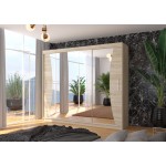 Ντουλάπα Maribo 250 συρόμενη-Drus 250x58x215