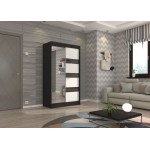 Ντουλάπα Bissom 120 συρόμενη-Mauro-Leuko 120x61x215