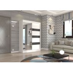 Ντουλάπα Bissom 150 συρόμενη-Leuko-Mauro 150x61x215