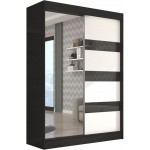 Ντουλάπα Bissom 150 συρόμενη-Mauro-Leuko 150x61x215