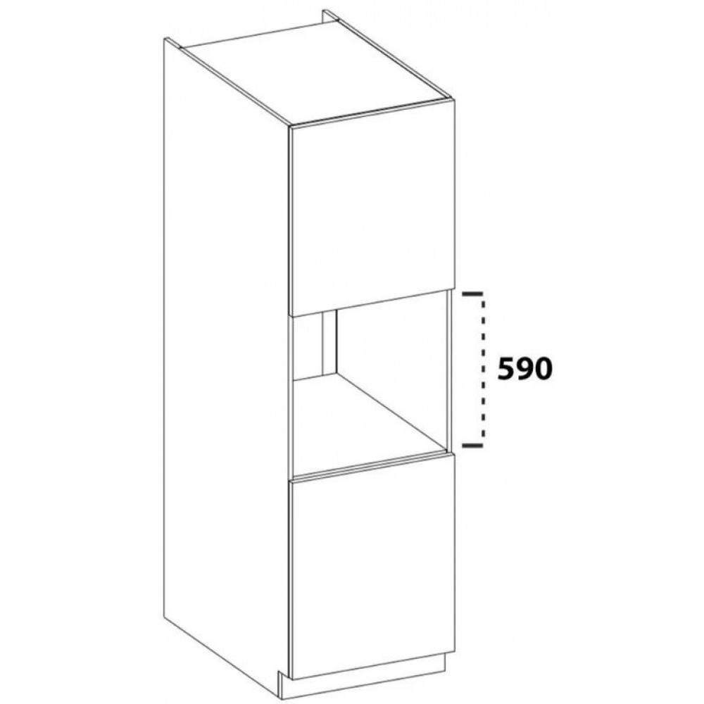 Επιδαπέδιο ντουλάπι Modernus 60 DP 210 2F