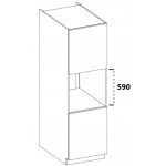 Επιδαπέδιο ντουλάπι Modernus 60 DP 210 2F